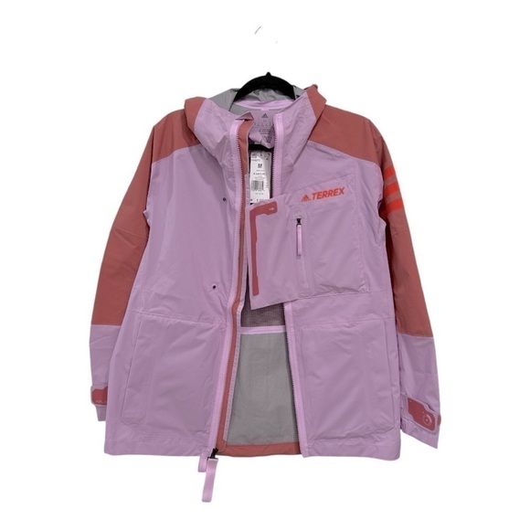 Adidas
Adidas Women's Terrex Xploric RAIN.RDY Mountain Jacket Blilil/Wonred Sz M - Picture 9 of 14
